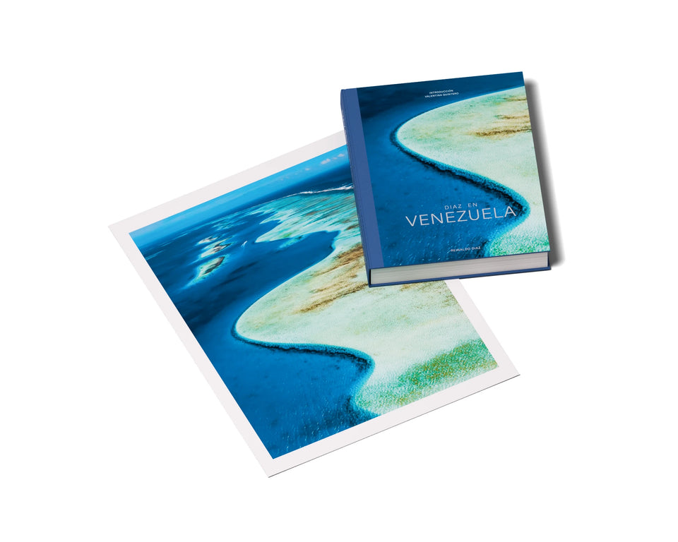 Libro con print de Los Roques